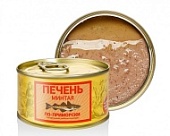 Консервы Печень Минтая ПО ПРИМОРСКИ "Камчаттралфлот", 185гр.